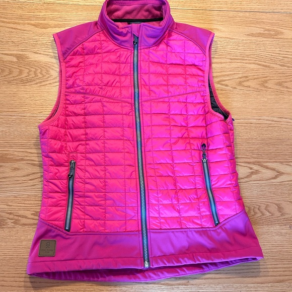 Little Donkey Andy Women's Pink Puffer Vest Size Large - Picture 1 of 15